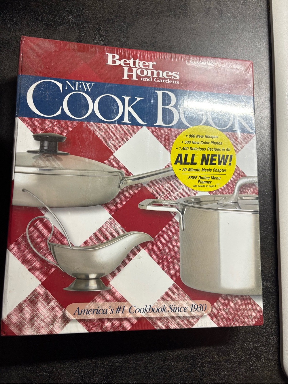 Better Homes And Gardens Cook Book – Red & Blue Cover UNOPENED